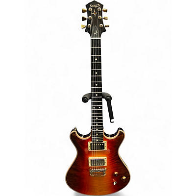 Used Knaggs Keya Tier 2 Orange Solid Body Electric Guitar