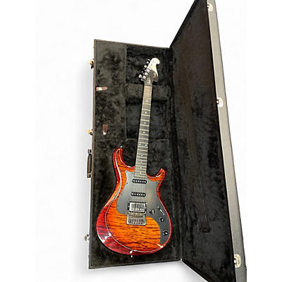 Used Knaggs Severn Tier 2 FIRE BURGUNDY Solid Body Electric Guitar