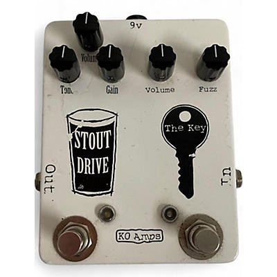 Used Ko Amps STOUT DRIVE / KEY FUZZ COMBO Effect Pedal