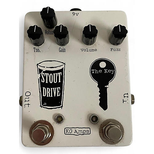 Used Ko Amps STOUT DRIVE / KEY FUZZ COMBO Effect Pedal
