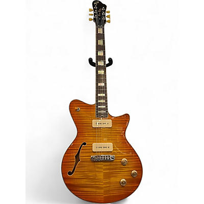 Used Koll Guitars Super Glide Almighty Semi Hollow Sunburst Hollow Body Electric Guitar