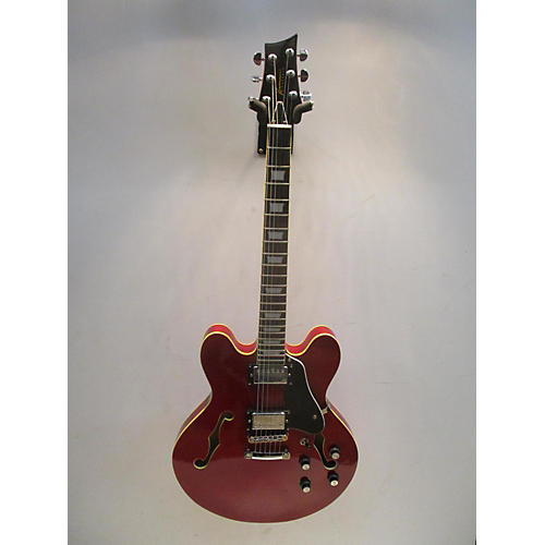 Kona Used Kona Archtop Red Hollow Body Electric Guitar Red