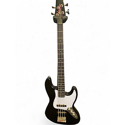 Used Kona Jazz Bass Black Electric Bass Guitar