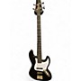 Used Kona Jazz Bass Black Electric Bass Guitar Black