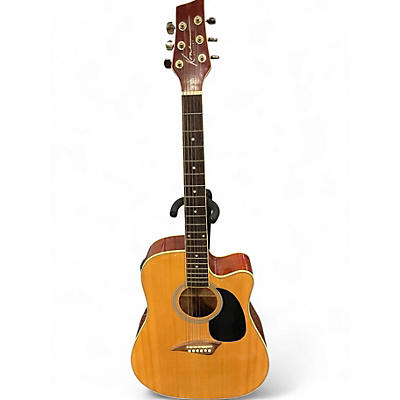 Used Kona K1E Natural Acoustic Electric Guitar