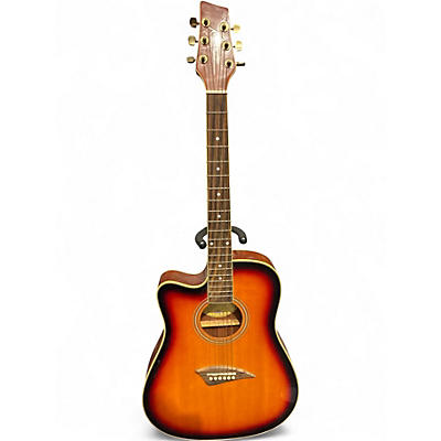 Used Kona K2LTSB 3 Color Sunburst Acoustic Electric Guitar