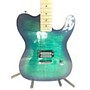 Used Used Kononykheen Breed Five Flamed Turquoise Solid Body Electric Guitar Flamed Turquoise
