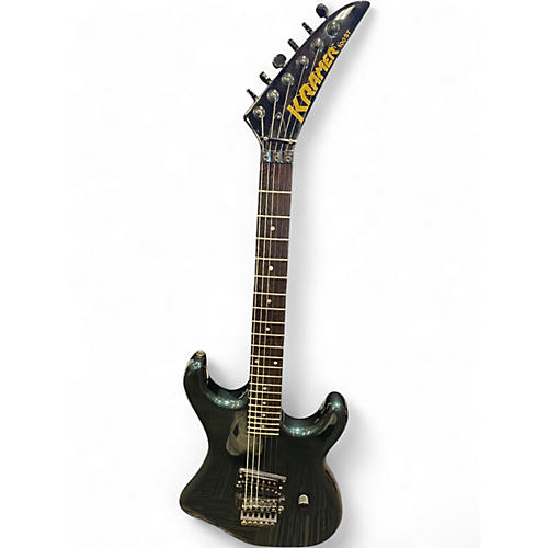 Used Kramer 100st Green Solid Body Electric Guitar Green