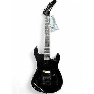 Used Kramer 1983 baretta reissue Black Solid Body Electric Guitar