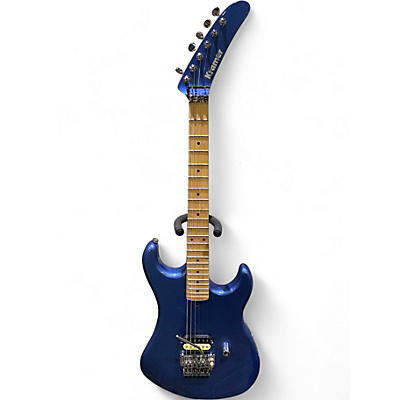 Used Kramer 1984 Electron Blue Metallic Solid Body Electric Guitar