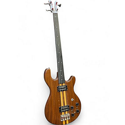 Kramer Used Kramer 450B Fretless Natural Electric Bass Guitar