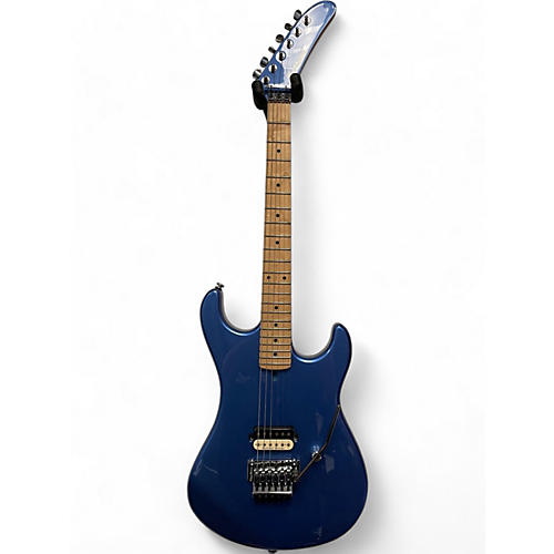 Used Kramer 84 Electron Blue Metallic Solid Body Electric Guitar Electron Blue Metallic