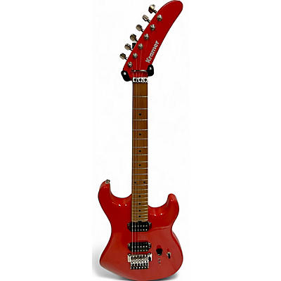 Used Kramer 84 HH Radiant Red Solid Body Electric Guitar