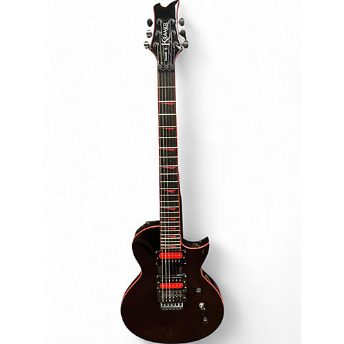 Used Kramer ASSAULT 220 BLACK AND RED Solid Body Electric Guitar BLACK AND RED