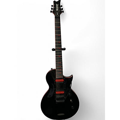Used Kramer Assault 220 Black and Red Solid Body Electric Guitar