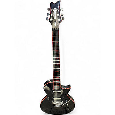 Used Kramer Assault 220 Black and Red Solid Body Electric Guitar