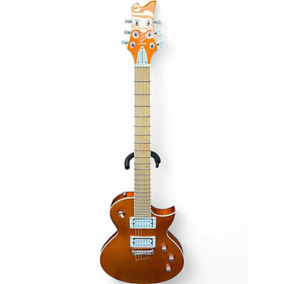 Used Kramer Assault Plus Metallic Orange Solid Body Electric Guitar