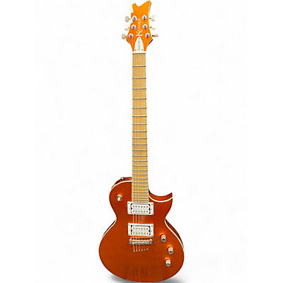 Used Kramer Assault Plus Metallic Orange Solid Body Electric Guitar