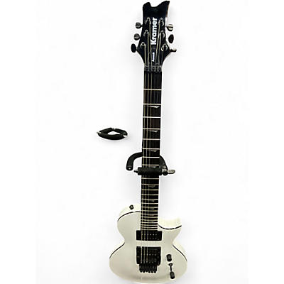 Used Kramer Assault White Solid Body Electric Guitar