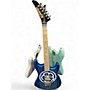 Used Kramer BARETTA BLUE W/ LOTUS Solid Body Electric Guitar BLUE W/ LOTUS