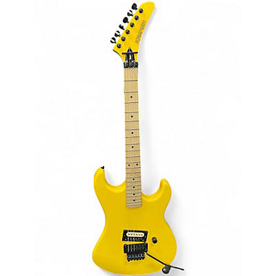 Used Kramer BARETTA Bumblebee yellow Solid Body Electric Guitar