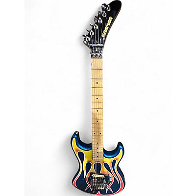 Used Kramer BARETTA FLAME Solid Body Electric Guitar