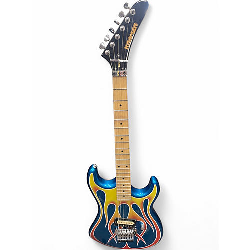 Used Kramer BARETTA HOT ROD BLUE Solid Body Electric Guitar BLUE