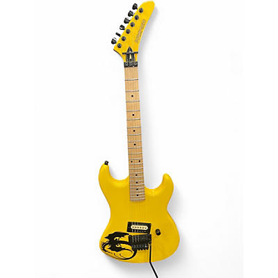 Used Kramer Baretta Bumblebee Yellow Solid Body Electric Guitar