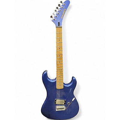 Used Kramer Baretta  Candy Blue Solid Body Electric Guitar