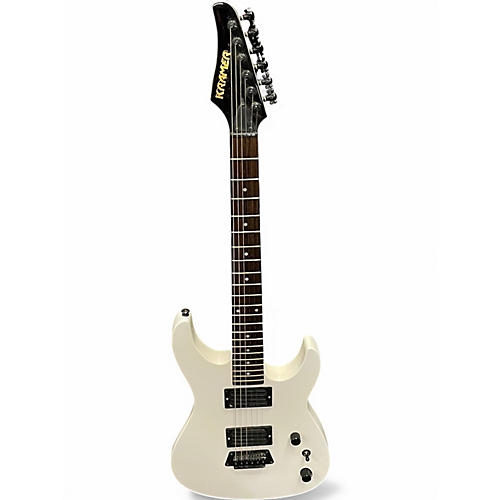 Used Kramer  Baretta FX404 white Solid Body Electric Guitar white