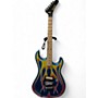 Used Kramer Baretta Hot Rod Blue Sparkle With Flames Solid Body Electric Guitar Hot Rod Blue Sparkle With Flames