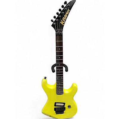 Used Kramer Baretta Neon Green Solid Body Electric Guitar