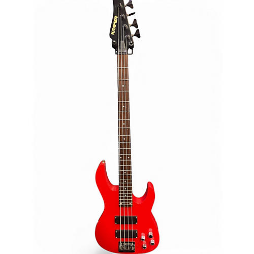 Used Kramer Baretta Red Electric Bass Guitar Red