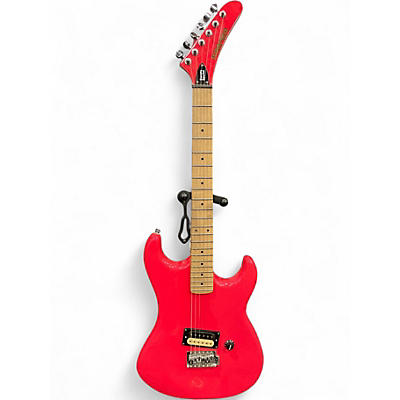 Used Kramer Baretta Special Coral Red Solid Body Electric Guitar