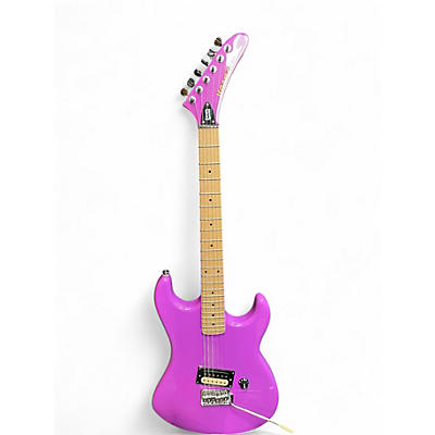 Used Kramer Baretta Special Neon Purple Solid Body Electric Guitar