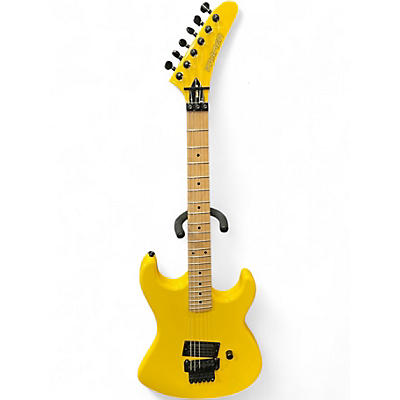 Used Kramer Baretta TV Yellow Solid Body Electric Guitar
