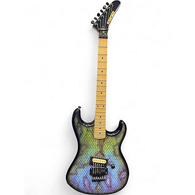 Used Kramer Baretta Viper Snakeskin Custom Graphic Solid Body Electric Guitar