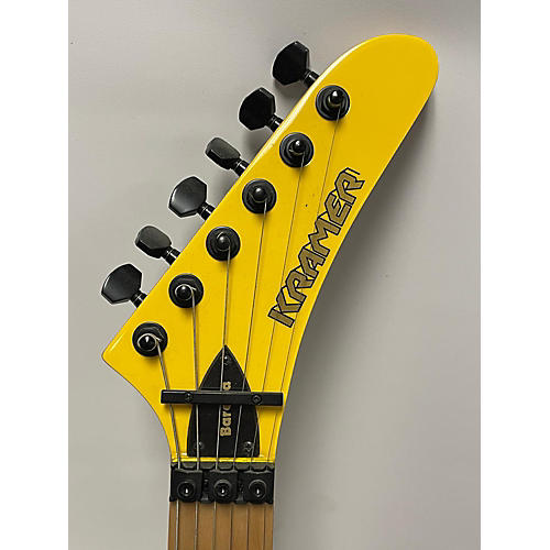 Kramer Used Kramer Beretta Yellow Solid Body Electric Guitar Yellow