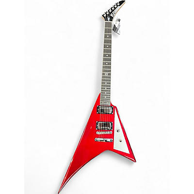 Used Kramer CHARLIE PARRA VANGUARD Candy Apple Red Solid Body Electric Guitar
