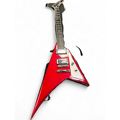 Used Kramer Charlie Parra Signature Candy Red Solid Body Electric Guitar
