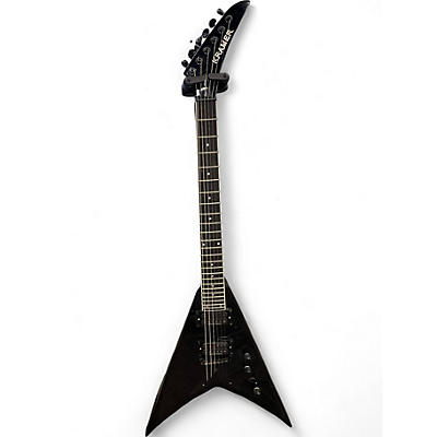 Used Kramer DAVE MUSTANE VANGUARD Black Solid Body Electric Guitar