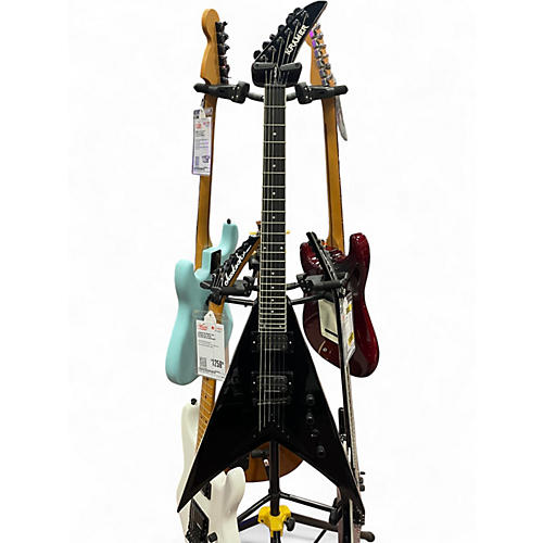 Used Kramer Dave Mustaine Vanguard Black Solid Body Electric Guitar Black