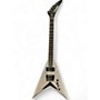 Used Kramer Dave Mustaine Vanguard Metallic Silver Solid Body Electric Guitar Metallic Silver