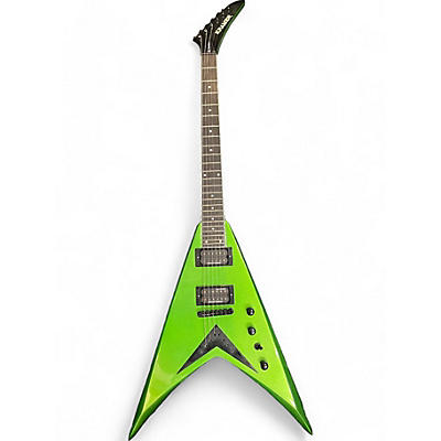 Kramer Used Kramer Dave Mustaine Vanguard "Rust in Peace" alien tech green Solid Body Electric Guitar