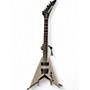 Used Kramer Dave Mustaine Vanguard Silver Metallic Solid Body Electric Guitar Silver Metallic
