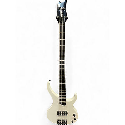 Used Kramer Disciple Alpine White Electric Bass Guitar