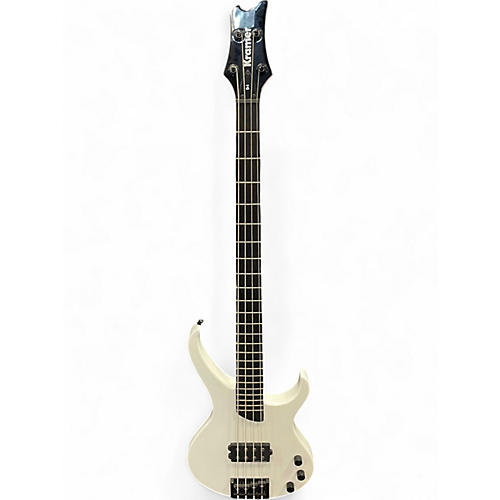 Used Kramer Disciple Alpine White Electric Bass Guitar Alpine White