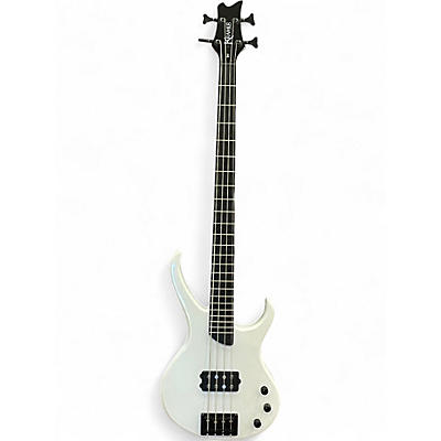 Used Kramer Disciple D1 White Electric Bass Guitar