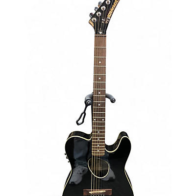 Used Kramer FERRINGTON Black Acoustic Electric Guitar