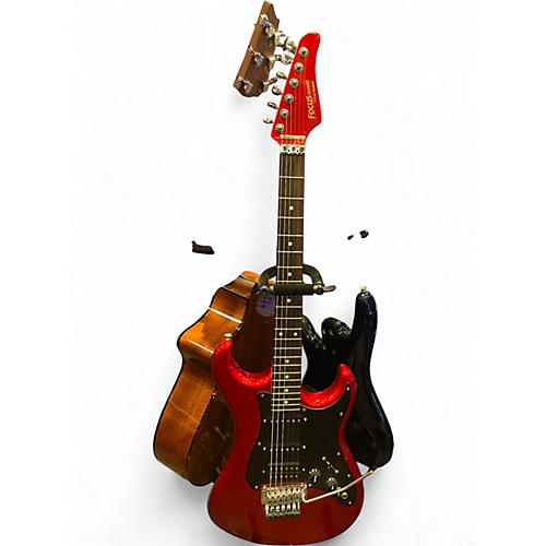 Used Kramer FOCUS 3000D Candy Apple Red Solid Body Electric Guitar Candy Apple Red